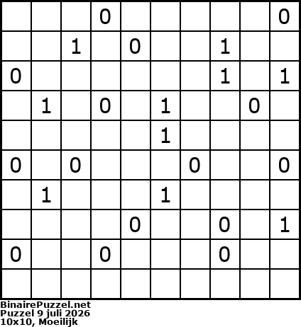 Binaire Puzzel