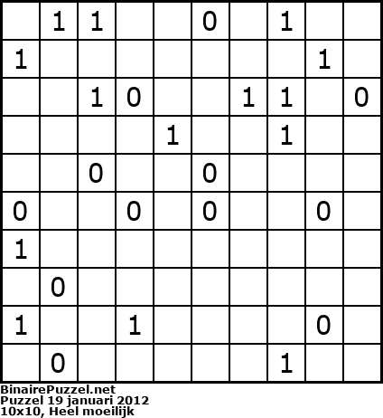 Binaire Puzzel