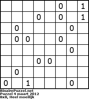 Binaire Puzzel