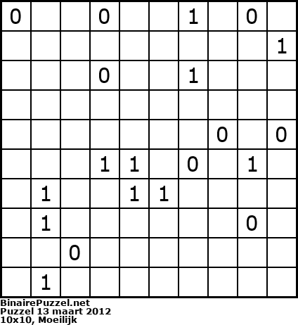 Binaire Puzzel
