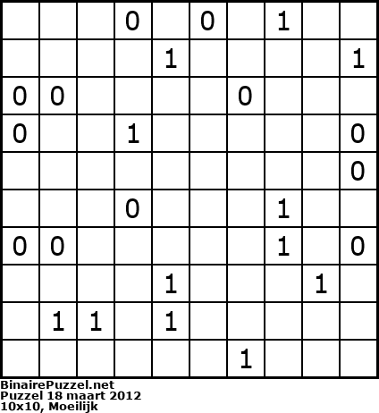 Binaire Puzzel