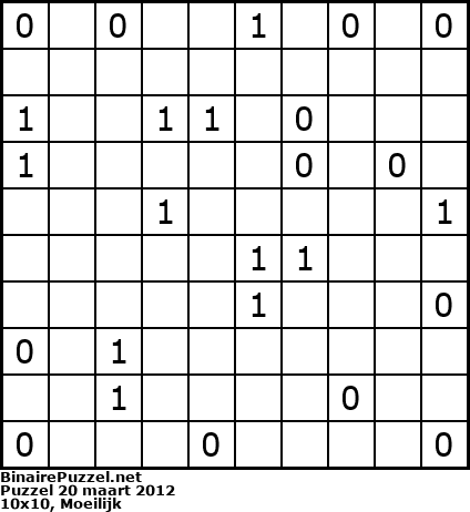 Binaire Puzzel