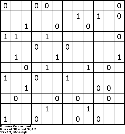 Binaire Puzzel