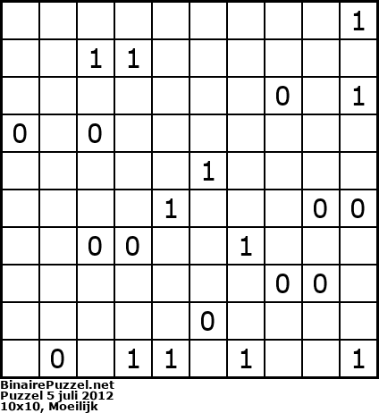 Binaire Puzzel