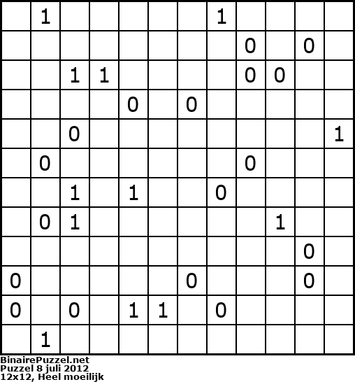 Binaire Puzzel