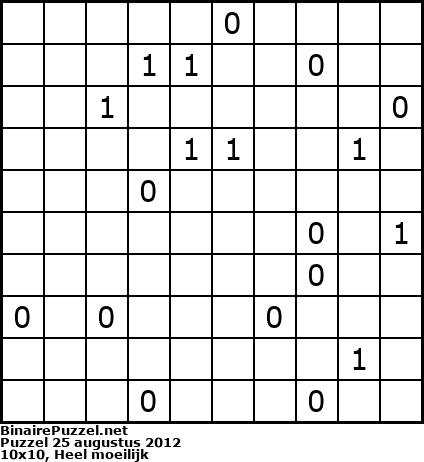 Binaire Puzzel