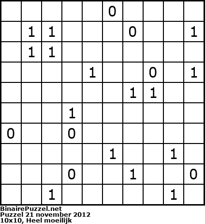 Binaire Puzzel