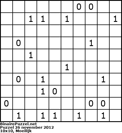 Binaire Puzzel