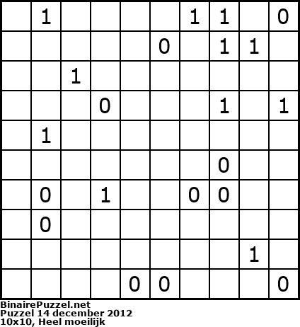 Binaire Puzzel