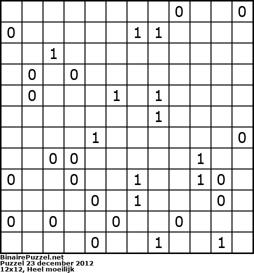 Binaire Puzzel