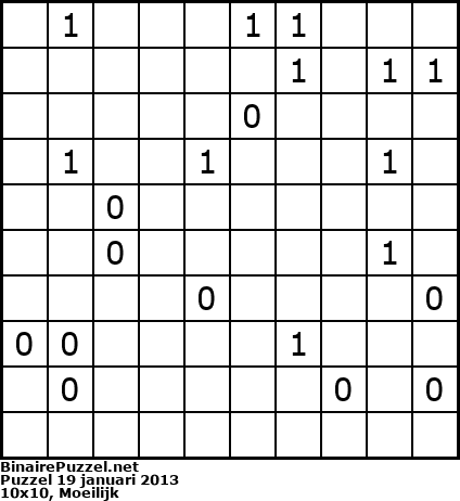 Binaire Puzzel