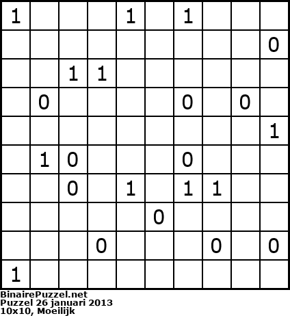 Binaire Puzzel
