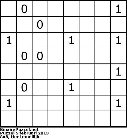 Binaire Puzzel