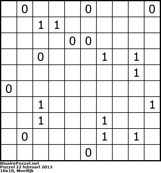 Binaire Puzzel