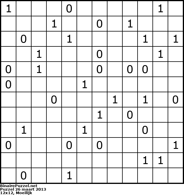 Binaire Puzzel