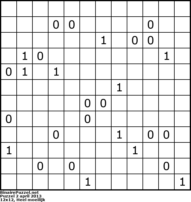 Binaire Puzzel