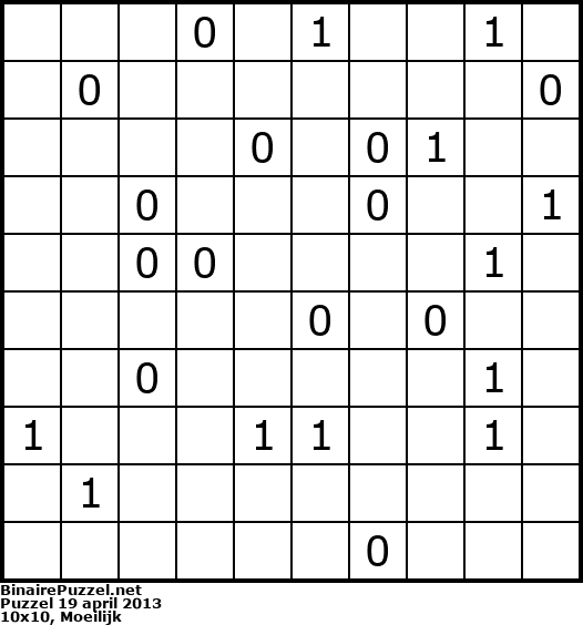 Binaire Puzzel