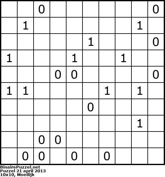 Binaire Puzzel