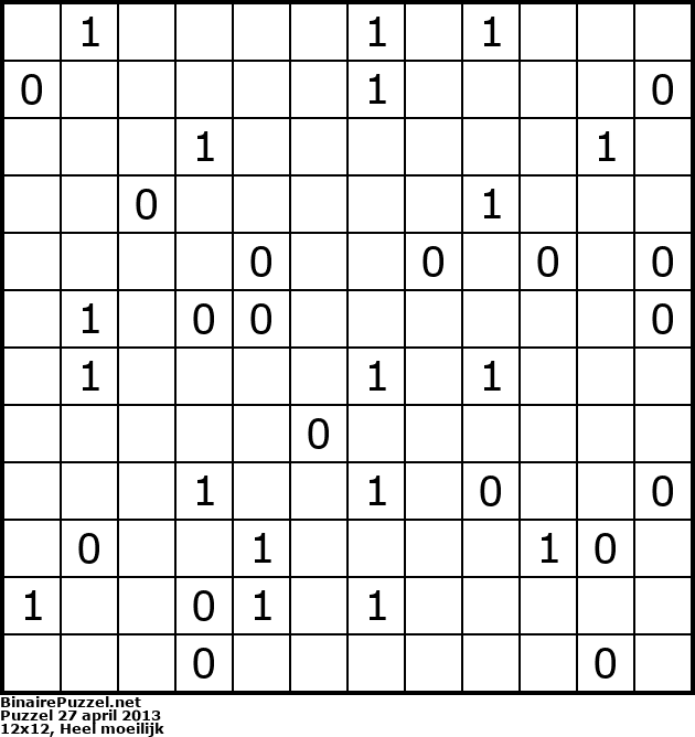 Binaire Puzzel
