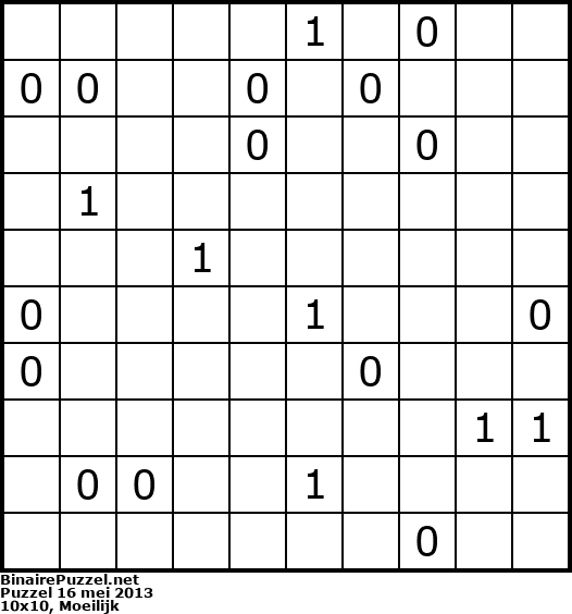 Binaire Puzzel