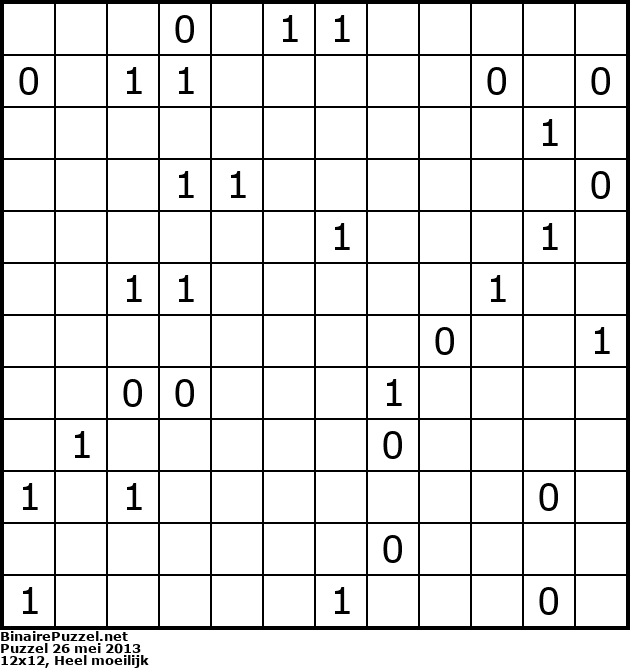Binaire Puzzel