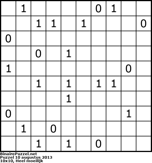 Binaire Puzzel