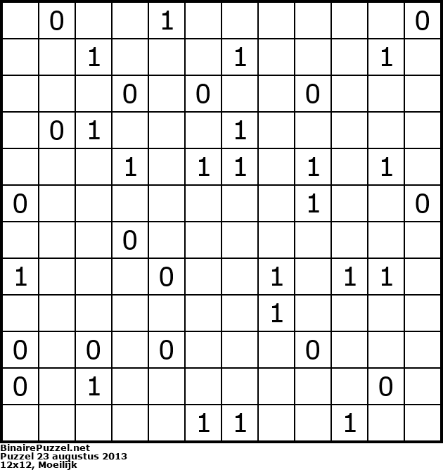 Binaire Puzzel