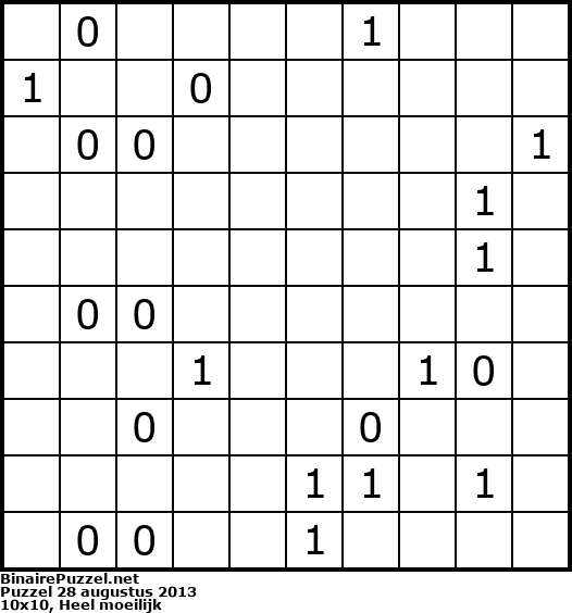 Binaire Puzzel