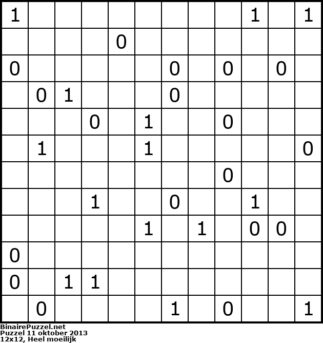 Binaire Puzzel