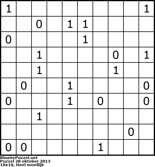 Binaire Puzzel