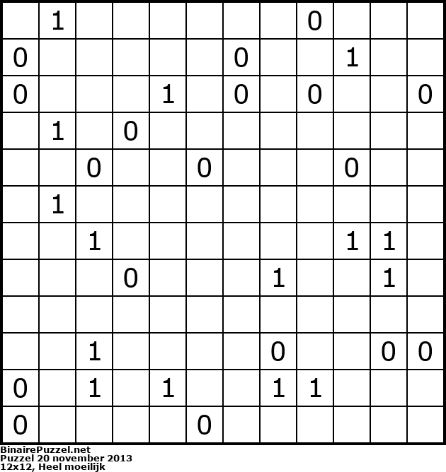 Binaire Puzzel