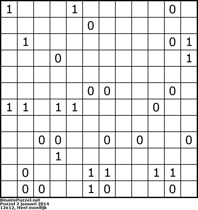 Binaire Puzzel