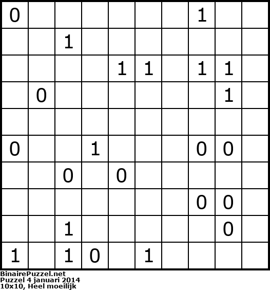 Binaire Puzzel
