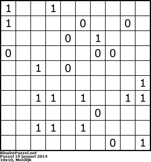 Binaire Puzzel