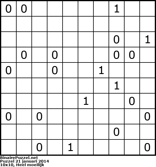 Binaire Puzzel