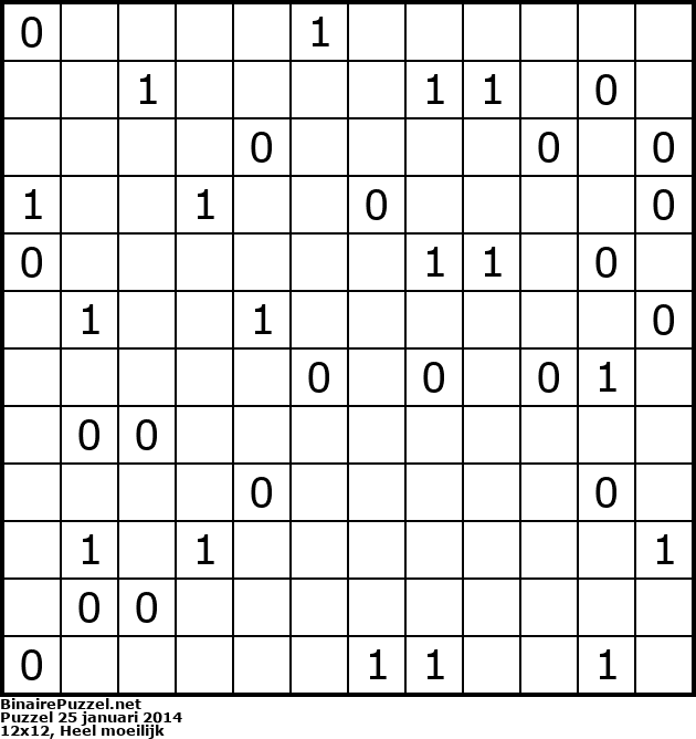 Binaire Puzzel