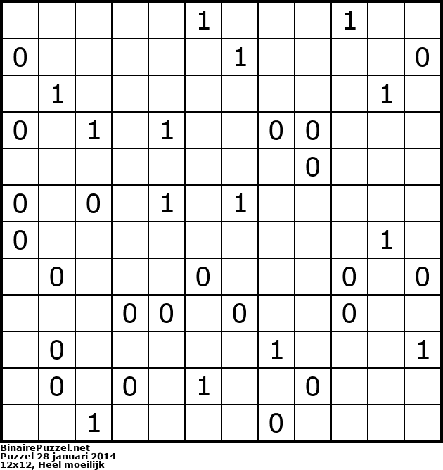 Binaire Puzzel