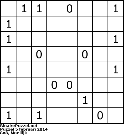 Binaire Puzzel