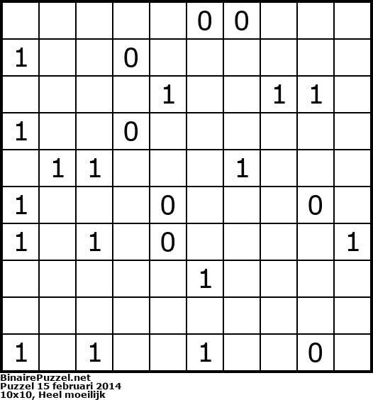 Binaire Puzzel