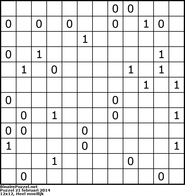 Binaire Puzzel