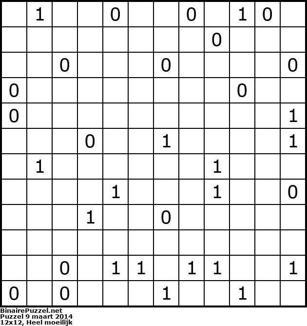 Binaire Puzzel