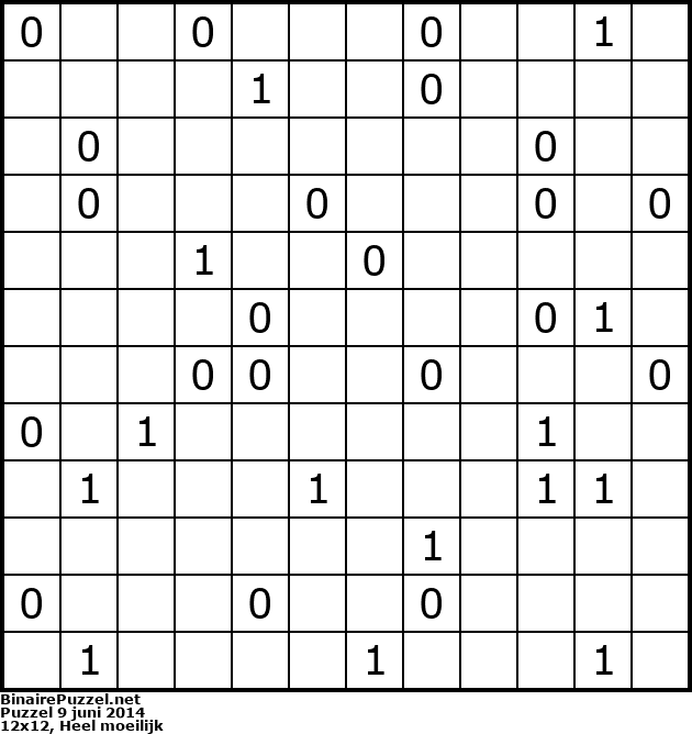 Binaire Puzzel
