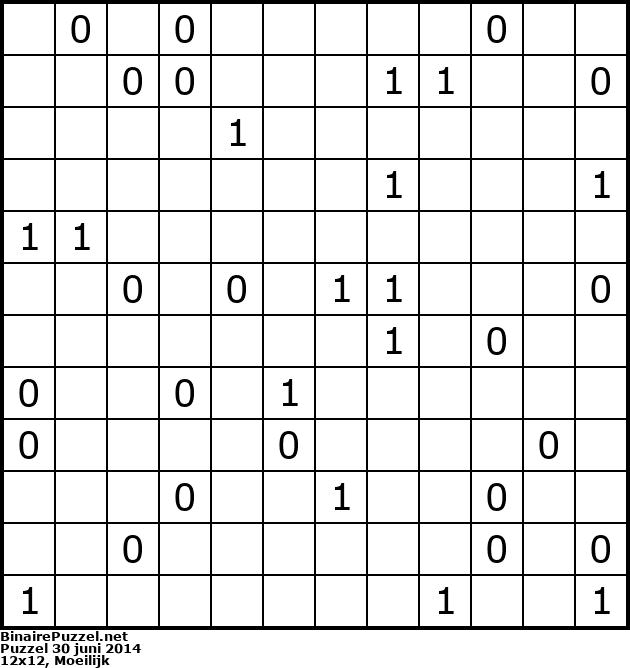 Binaire Puzzel