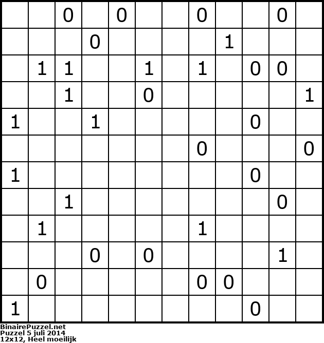 Binaire Puzzel