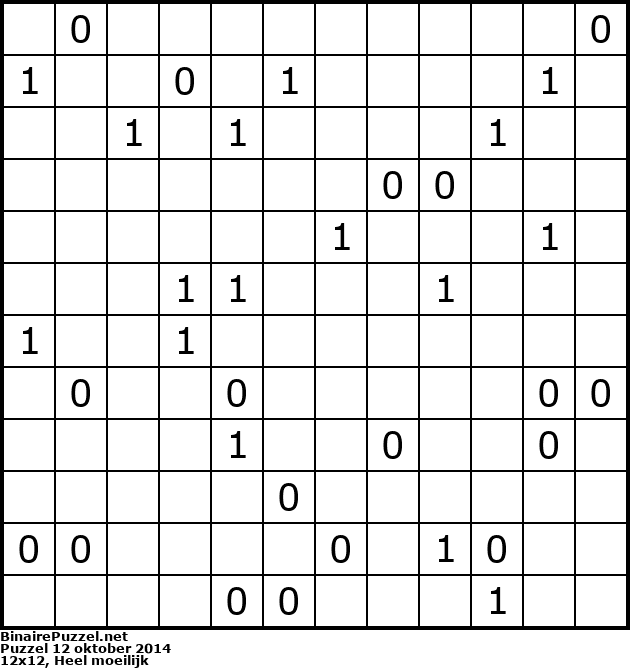 Binaire Puzzel