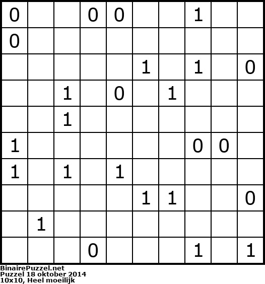 Binaire Puzzel