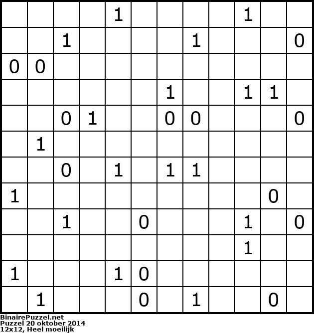 Binaire Puzzel