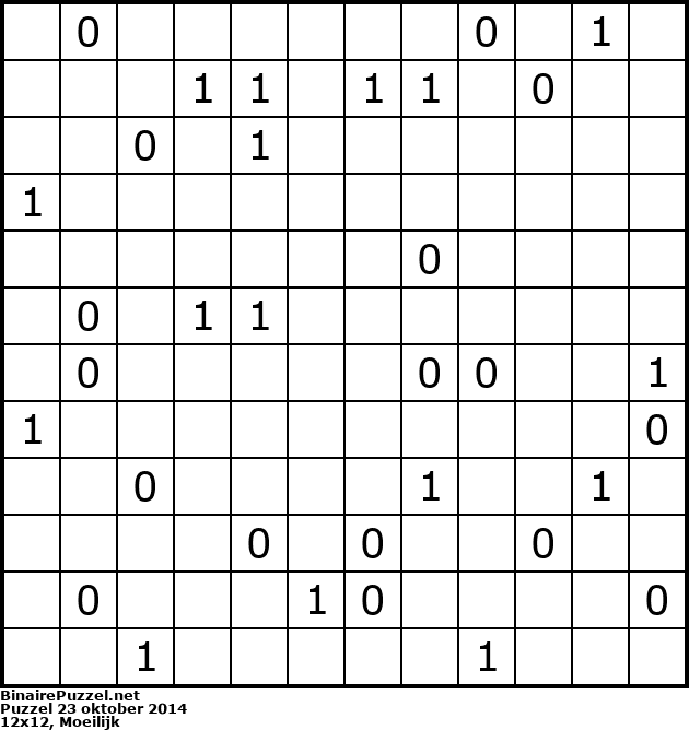 Binaire Puzzel