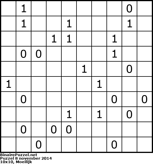 Binaire Puzzel