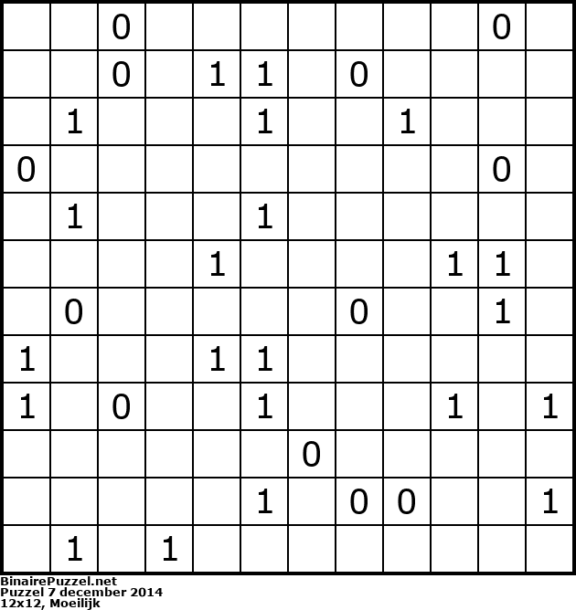 Binaire Puzzel